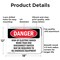 Signmission Risk Of Electric Shock More Than One Danger Sign, Aluminum, 18in W x 12in L, 2PK OS-2PACK-DS-A-1218-L-1696 - alternate 5